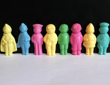   Set of 8 Plastic Soviet Soldiers " Children Regiment ". USSR Toy Figures  