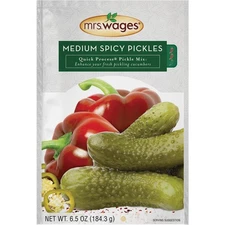 Mrs. Wages Quick Process 6.5 Oz. Medium Spicy Pickling Mix W658-J7425 Mrs. Wages