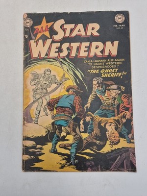 All Star Western #69 Feb-Mar 1953''The Ghost Sherrif'' DC Comics Read Desc.