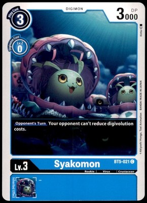 Digimon - Syakomon BT5-021 C - Normal - Battle of Omni