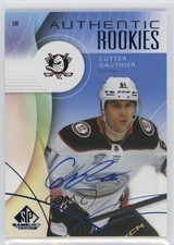 2024-25 Upper Deck SP Game Used Authentic Rookies Blue Cutter Gauthier Auto tg7