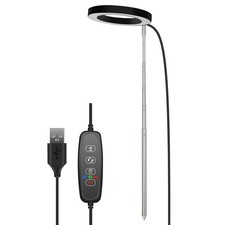 Plant Grow Light LED Full Spectrum Circle Growing Lamp with 3/9/12Hours Auto Tim