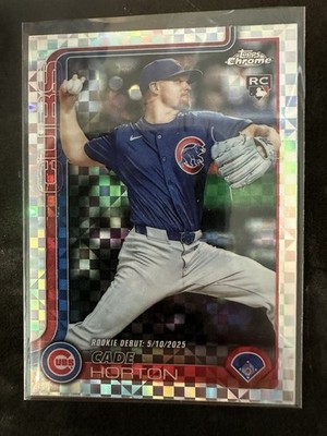 その他 2025 topps update Cade Horton 5/5 2025 Topps Chrome Update Cade Horton Rookie Debut X-Fractor USC102