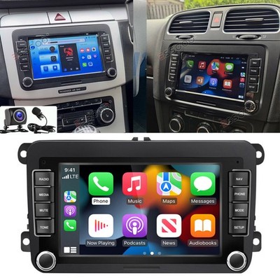 Für VW Golf 5 6 Plus Touran Caddy Jetta Autoradio Android14 GPS BT Carplay +KAM