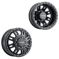17x6.5 Vision 408 Manx 2 Dually Black Gm Dodge Ford Dually Wheels 8x6.5 Set Of 4 17x6.5 Vision 408 Manx 2 Dually Black Gm Dodge Ford Dually Wheels 8x6.5 Set Of 4
