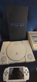 Console Bundle - Untested - Dreamcast, Gamecube, PS1,PS2, Crisis Core PSP + More