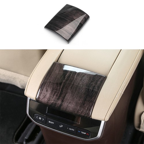 For Toyota Highlander 2021-2022 Wood Grain Control Armrest Box Rear Panel 1PCS