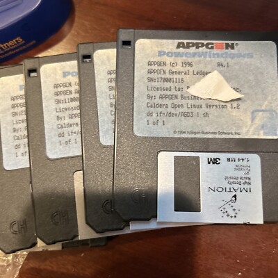NEVER USED Appgen Complete Accounting Software for Linux+Serial Nos+Disks. v1.2