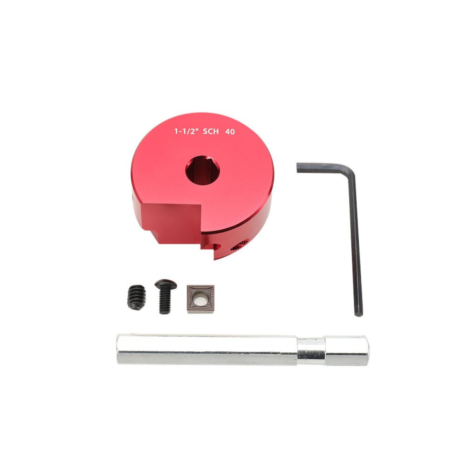 Plastic Pipe Fitting Reamer 6 Piece Plumbing Kit Fit into Standard 1/2