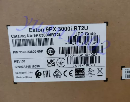 NEW EATON 9PX3000iRT3U Uninterruptible UPS power supply Fast delivery