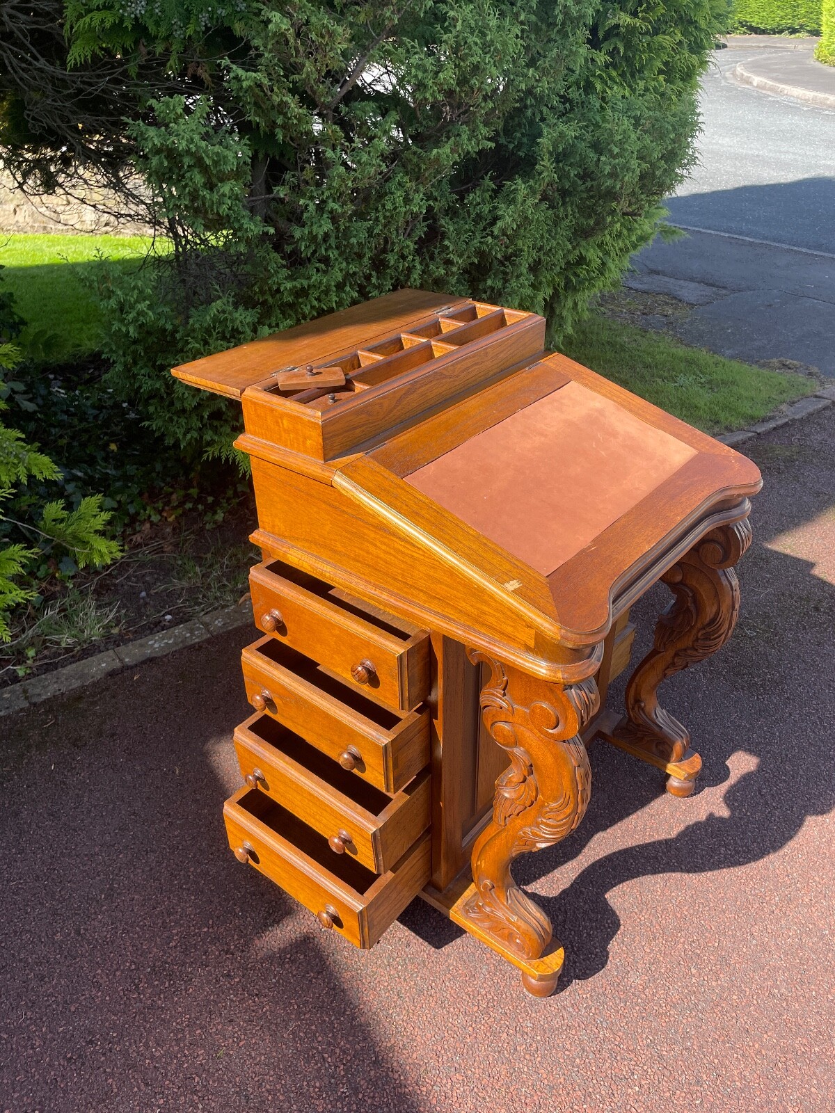 Wooden Davenport Desk eBay