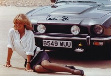CAROLINE BLISS signed Autogramm 20x30cm JAMES BOND in Person autograph COA