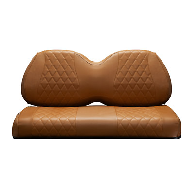 Club Car EZ-ON 4PASS Diamond Stitch BROWN Prec. Golf Cart Seat Cover 2004+ 4PC