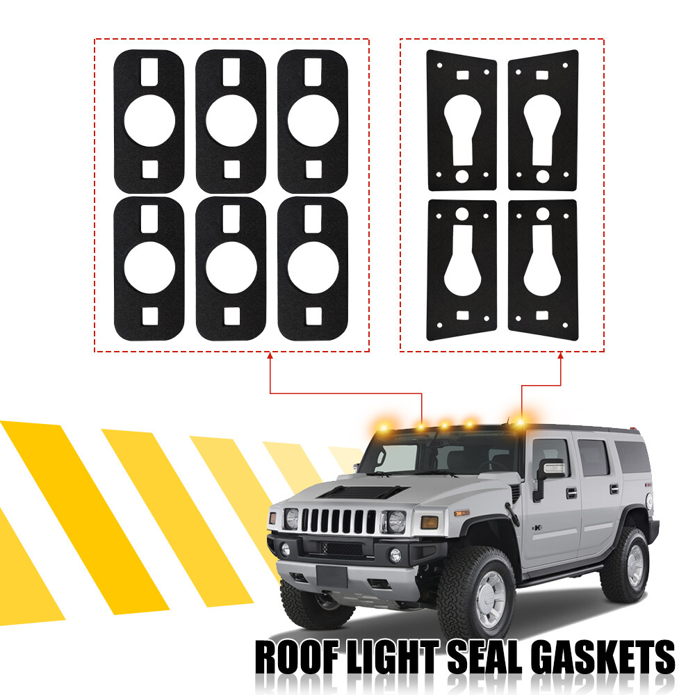 Hummer H2 2003-2009 Roof Light Anti-Leak Gasket Seal Kit 10pc