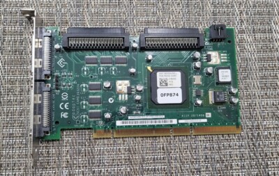 Dell FP874 0FP874 Dual Channel SCSI Network RAID Host Controller PCI-X Card (C1)