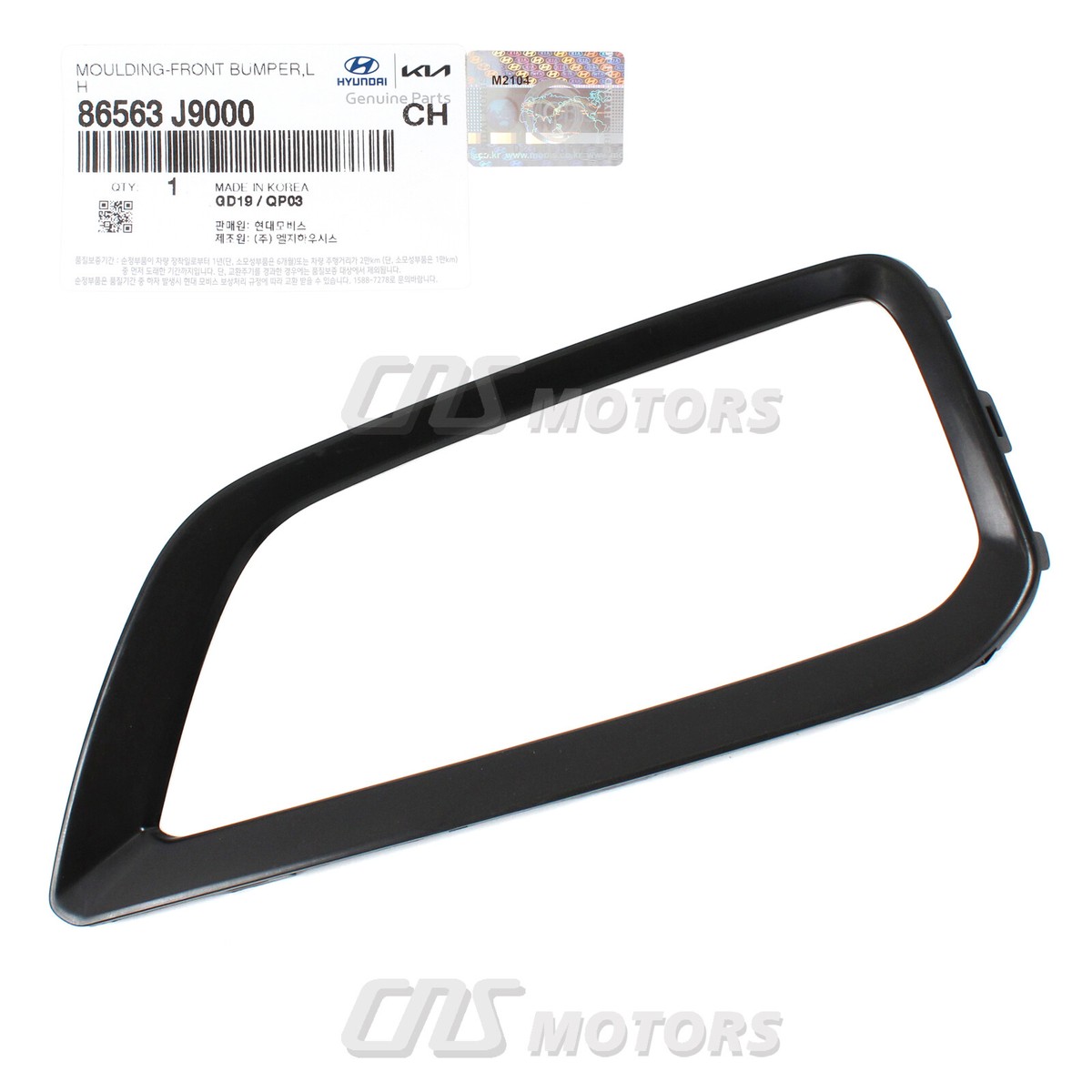Genuine Front Bumper Lamp Molding Driver For 2018-2021 Hyundai