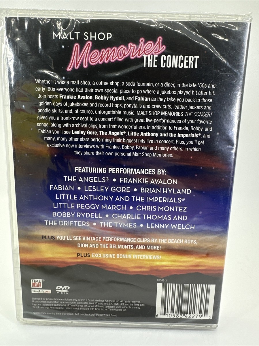 Malt Shop Memories: The Concert (DVD, 2011) Rare Brand New