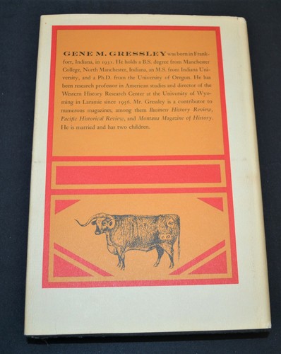 Bankers and Cattlemen by Gene M. Gressley – HC First Edition - Picture 2 of 3