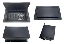 PROCRAFT JUMBO GAP LID Stage Pocket/Floor Box w/ 3) AC Duplex 9) XLR Female