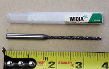 3.175 MM WIDIA CARBIDE DRILL TDS504A03175 WU20PD 93MM OAL, ITEM A
