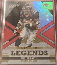 CLINTON PORTIS 2022 Panini Prestige Living Legends Red /449 #LL-29 Broncos