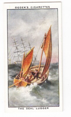 1939 Sea Adventurer Trade Card THE DEAL LUGGER ''ALBERT VICTOR''
