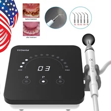 Dental Ultrasonic Piezo Scaler Fits Woodpecker EMS Cavitron 5 Tips LED Handpiece