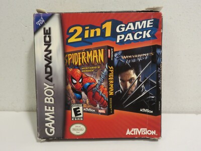【美品・箱説付】ゲームボーイ　SPIDER-MAN スパイダーマン Spider-man Mysterio no Kyoui Japan Game Boy Advance GBA