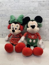 2022 15 MICKEY MINNIE MOUSE Macy's Christmas Disney BELIEVE Plush Doll Toys