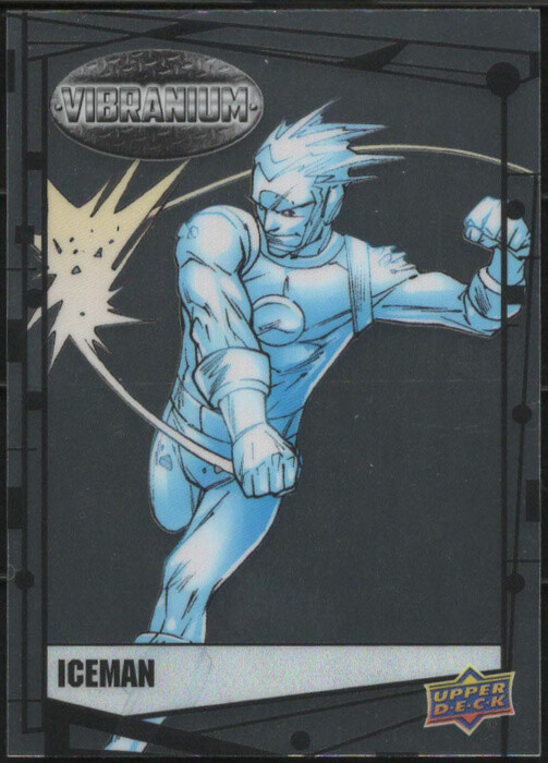 2015 Upper Deck Marvel Vibranium Chrome Base Set Card #48....ICEMAN