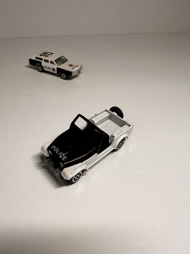 Vintage 70's YATMING FORD PATROL & JEEP CRUISER WHT & BLK No 1015 Hong Kong SET - Picture 11 of 13