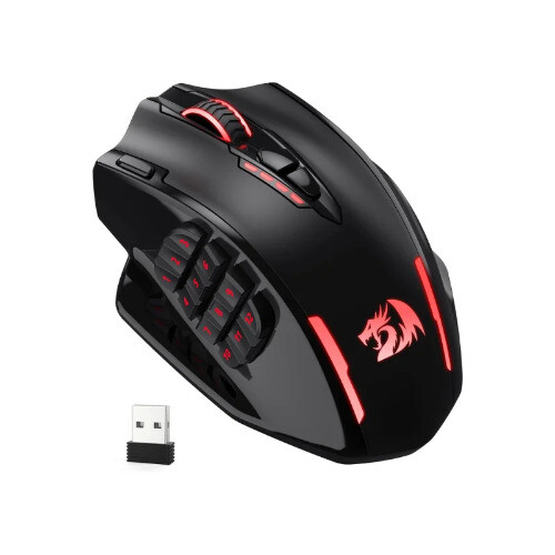16000 DPI RGB Wireless Gaming Mouse with 16 Programmable Buttons