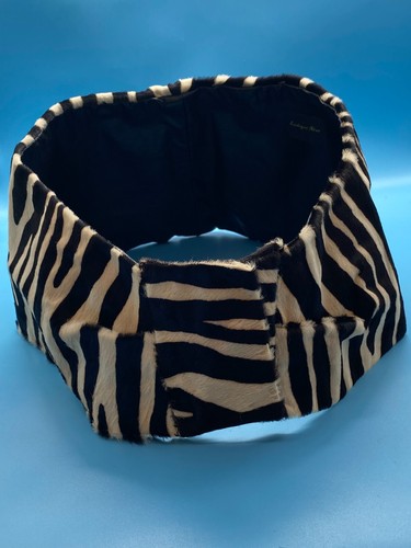Zebra Animal Print Calf Hair 1980's Wide Belt/Hip by Exolique Reve / Rare Find - 第 15/21 張圖片