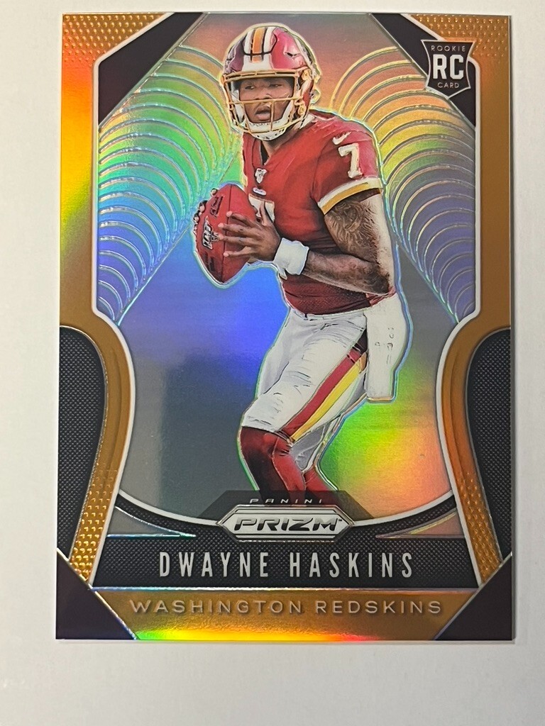 2019 Prizm Dwayne Haskins Orange Prizm Rookie RC /249 Rookie