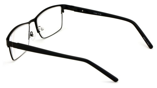 Men Reading Glasses - Metal with Plastic Temple Extra Large Reader - 152mm Wide - Picture 4 of 13