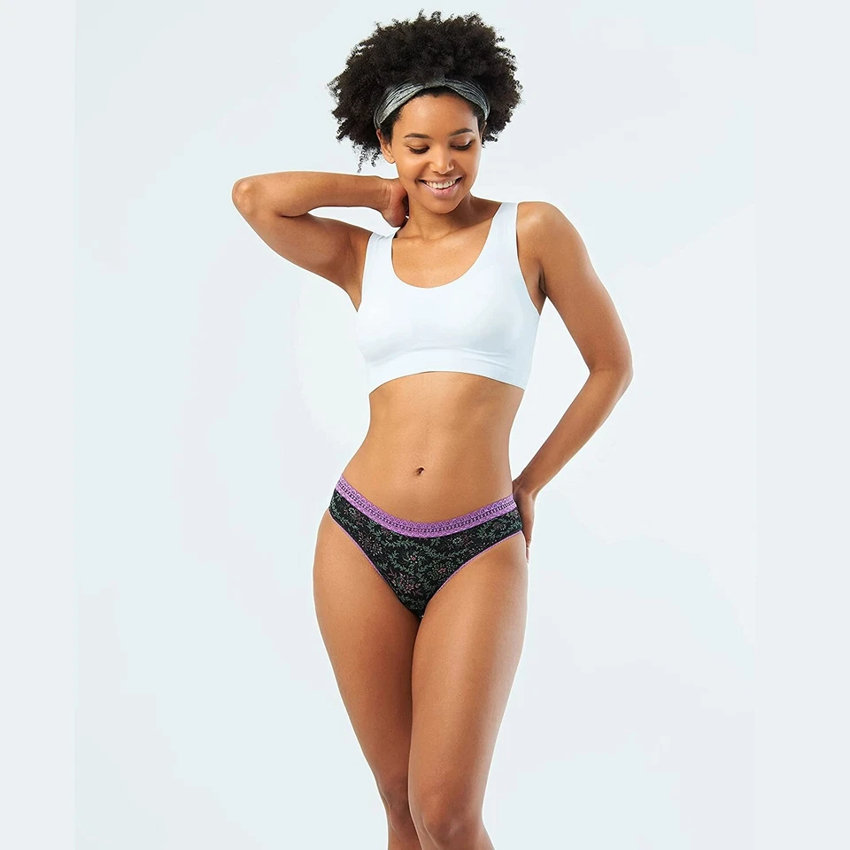 Paquete de 6 bragas calzoncillos bragas talla S de Feelup para mujeres adolescentes niñas Foto 2 de 4