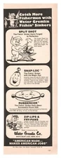 Print Ad Water Gremlin Fishing Sinkers American Made White Bear Lake MN  1978