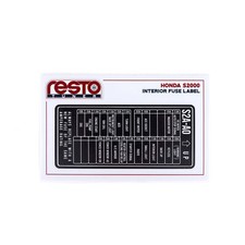Honda S2000 Interior Replacement Fuse Box Dec...
