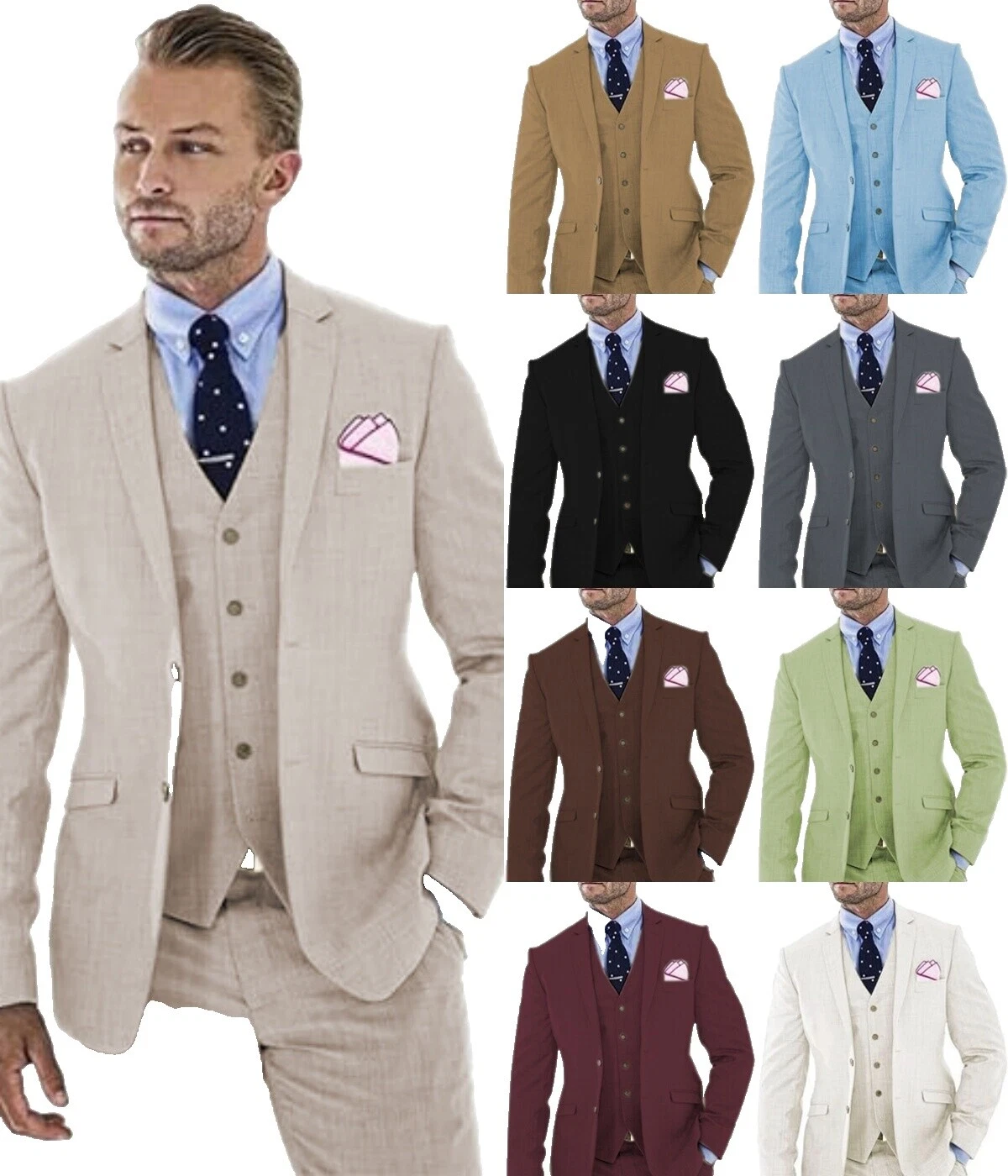 Ternos de linho de Casamento para Homens