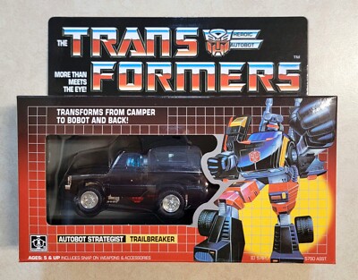 TRANSFORMERS G1 AUTOBOT TRAILBREAKER MISB US SELLER RARE! CAR TOY ROBOT