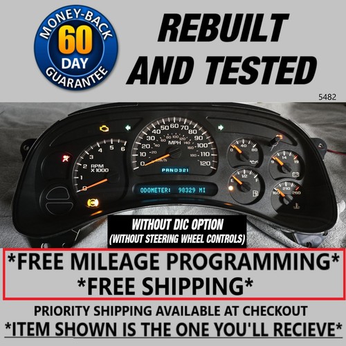 20032005 Silverado, Sierra, Tahoe, Suburban, Yukon, Avalanche Gauge