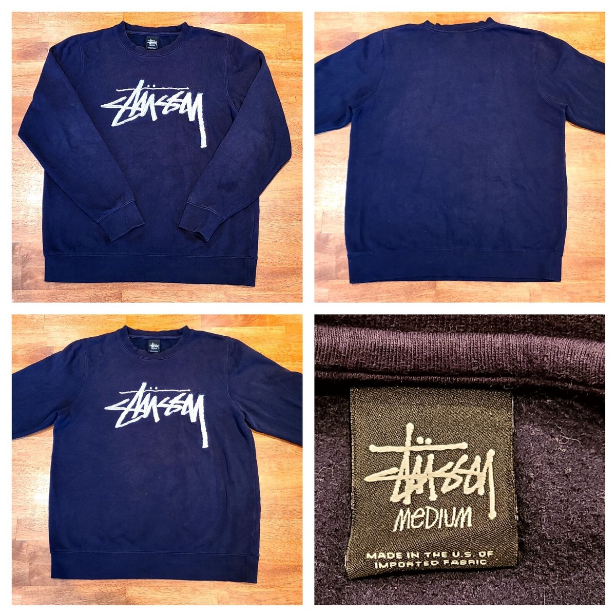 Vintage 90's Stussy Big Logo Made In USA Sweatshirt Men's Vintage 90's Stussy Big Logo Made In USA Sweatshirt Men's