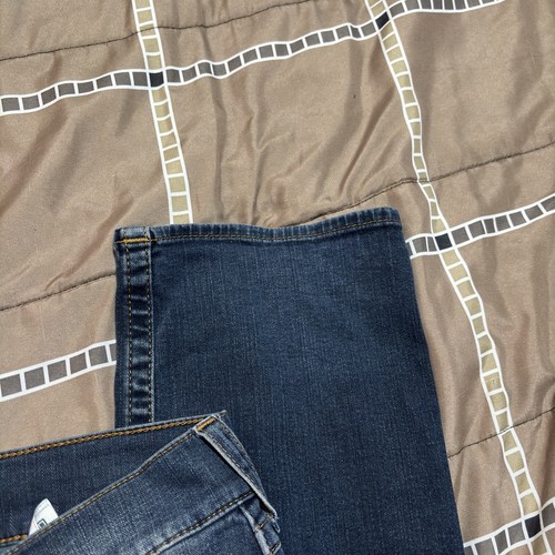 True Religion Men’s 42x32 Ricky Relaxed Straight Flap Pocket Denim Blue Jeans - Picture 5 of 17
