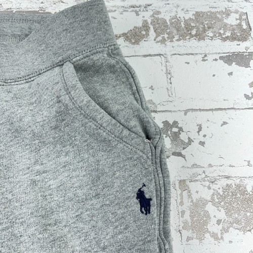 Polo Ralph Lauren Sweatpants Boys XL Gray Joggers Sweats Tapered Heather - Picture 6 of 14