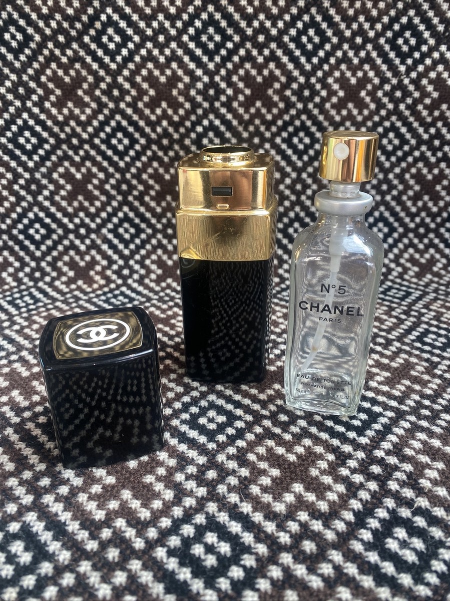 GENUINE Chanel No Paris Empty collectable black Perfume Bottle 50ml empty