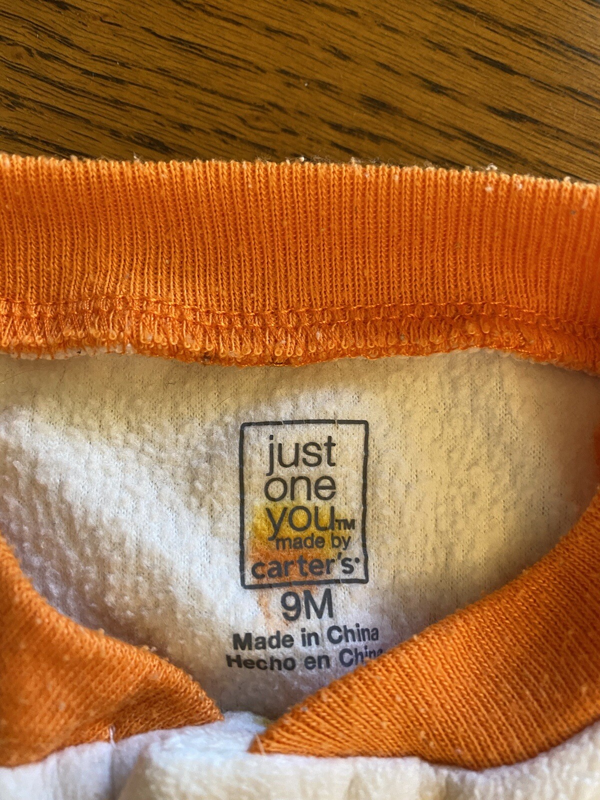 Carter's 9 Months Baby Footed Sleeper Pumpkin Halloween White Snaps & black pant eBay