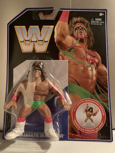 WWE Ultimate Warrior Retro Figure Series 1 2016 Ma...