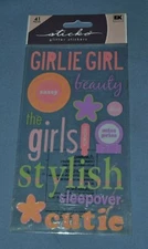  Sticko - 41 piece glitter sticker set - Girls - combined shipping
