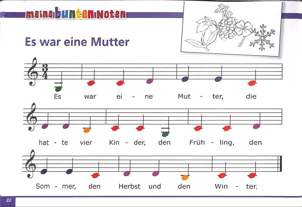 Thumbnail - Claudia Saxinger | Meine Bunten Noten Für Klavier, Keyboard, Melodica