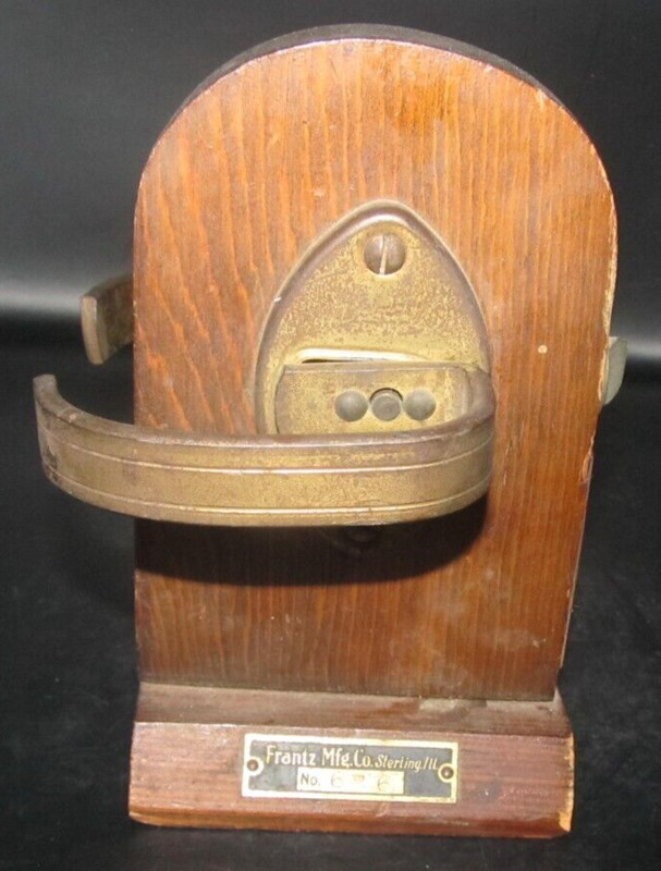 Vintage Salesman Sample Door Knob Handle Frantz MFG. Co. Sterling, IL Illinois
